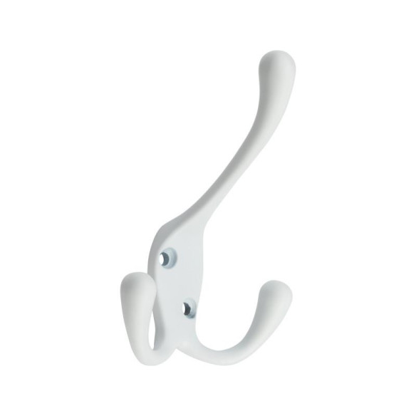 Wieszak meblowy REJS Soria L podwójny BIAŁY MAT-11360