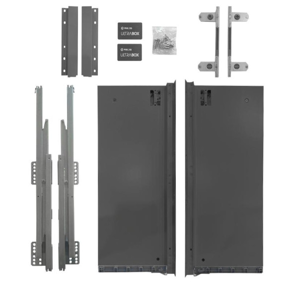Szuflada REJS UltraBox 500mm h-199 WYSOKA grafit-11405