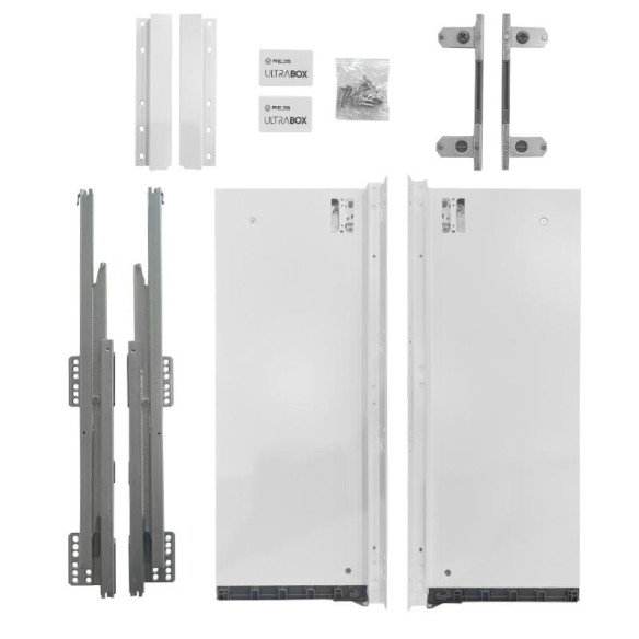 Szuflada REJS UltraBox 550mm h-199 WYSOKA biała-11399