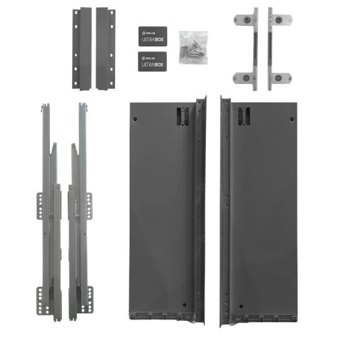 Szuflada REJS UltraBox 400mm h-167 WYSOKA grafit-11597