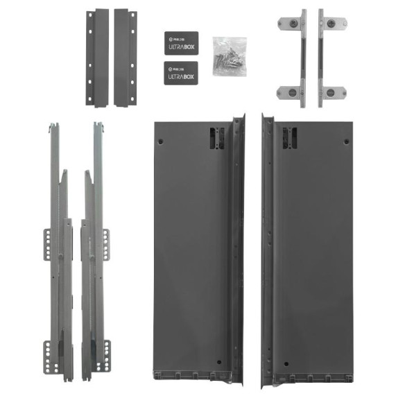Szuflada REJS UltraBox 400mm h-167 WYSOKA grafit-11597