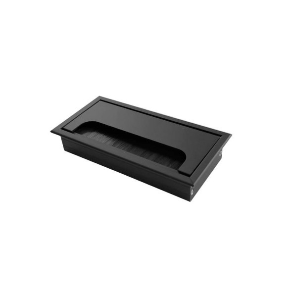 Przepust do kabla METALOWY 80x160mm CZARNY MAT-11652