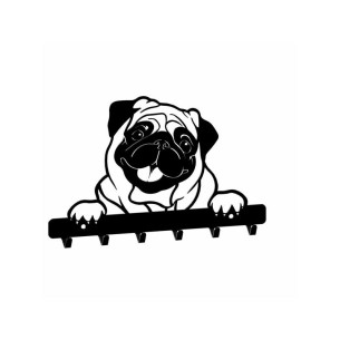 Wieszak ścienny na klucze GAMET WS64 czarny mat-11813