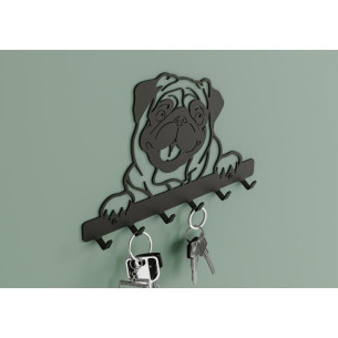 Wieszak ścienny na klucze GAMET WS64 czarny mat-11813 2