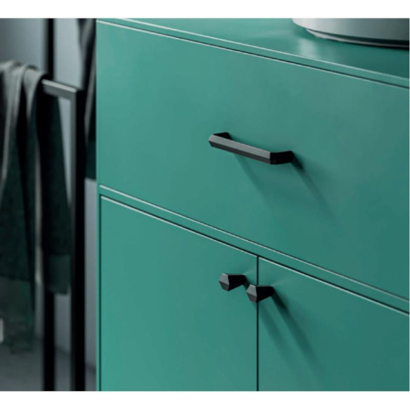 Uchwyt meblowy Honey UU56 GAMET 160mm CZARNY MAT-11856