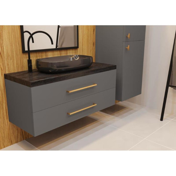 Uchwyt meblowy UU86 GAMET 160mm ZŁOTO szczotkowane-11881