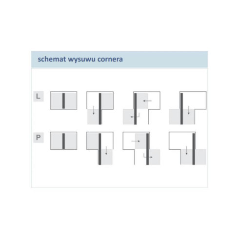 Corner COMFORT CLASSIC 1200 Rejs PRAWY GRAFIT-12055