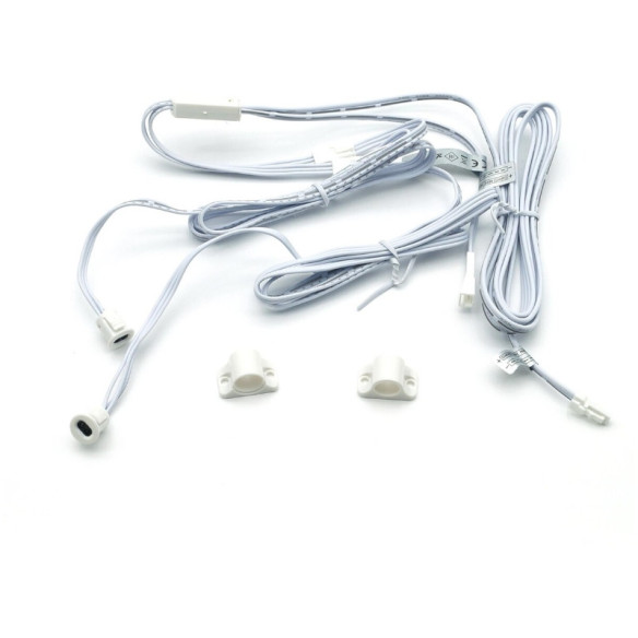 Włącznik LED sensor do szaf PODWÓJNY chrom-8148