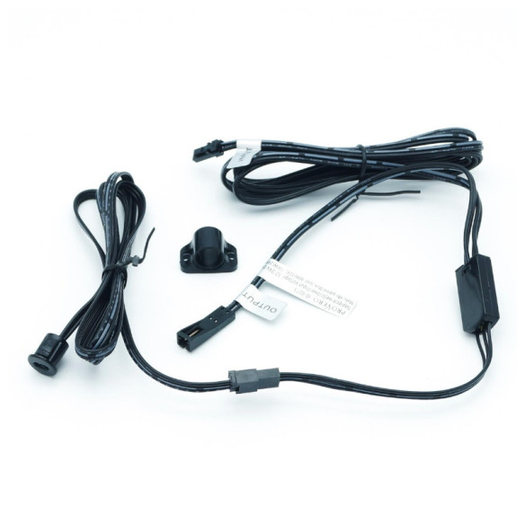 Włącznik LED sensor do szaf POJEDYNCZY czarny-8151