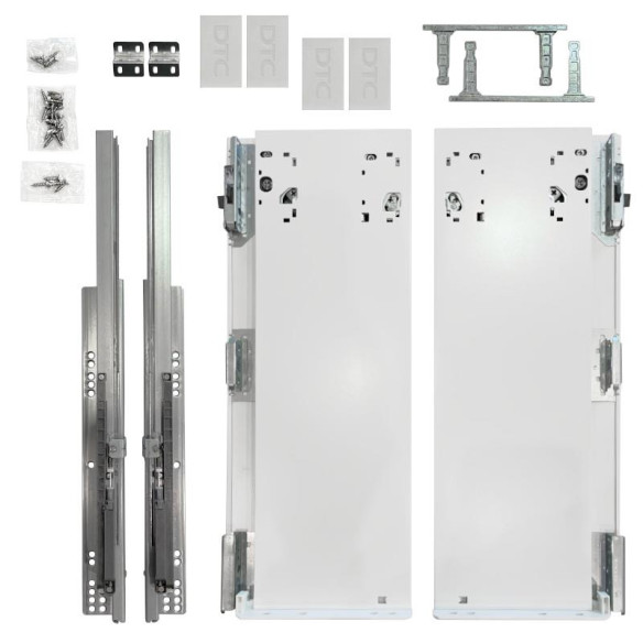 Szuflada Amix SLIMBOX 3D 350mm h174 WYSOKA BIAŁA-12268