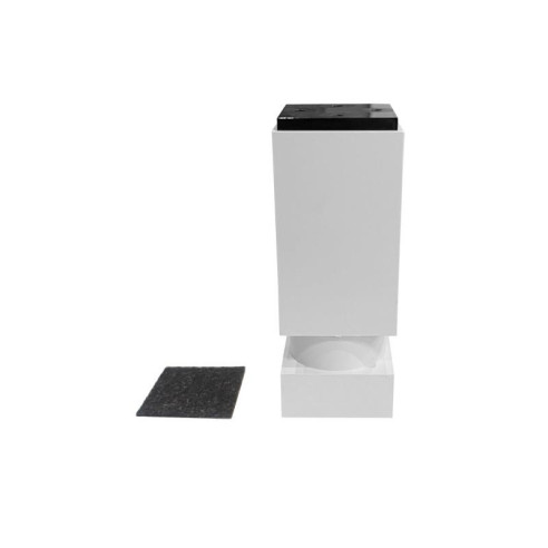 Nóżka meblowa BIAŁY MAT NMK h-100mm-12389