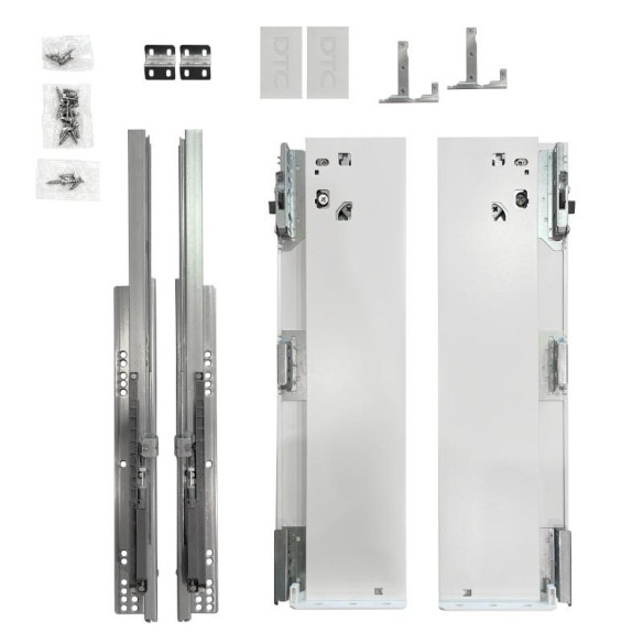 Szuflada Amix SLIMBOX 3D 300mm h126 ŚREDNIA BIAŁA-12560