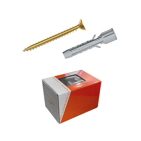 Kołek kołki rozporowe NYLON z wkrętem 6x40mm-12581