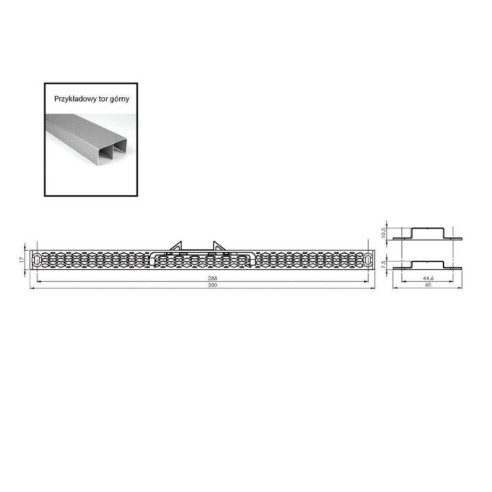Spowalniacz szaf CENTRALNY Airtic SLIDE C25 25kg-12656