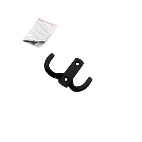 Wieszak meblowy AMIX W002-LUX średni CZARNY MAT-12993