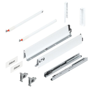 BLUM TANDEMBOX BIAŁY szuflada 400mm wys. D komplet-13159