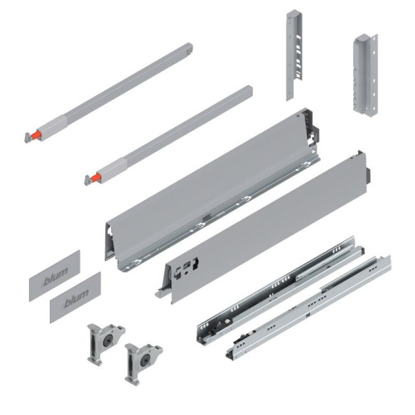 BLUM TANDEMBOX SZARY szuflada 450mm wys. D komplet-13177