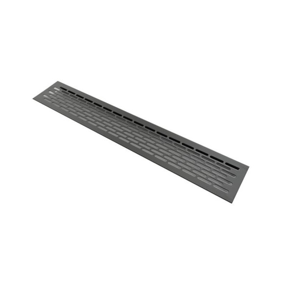 Kratka wentylacyjna REJS 80x484mm GRAFIT MAT-13289