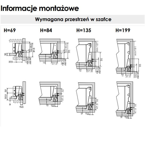 Comfortbox PLUS Rejs 300mm NISKA h84mm BIAŁY-13424