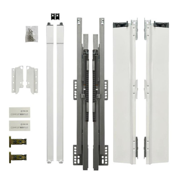 Comfortbox PLUS Rejs 550mm ŚREDNIA h135mm BIAŁY-13571