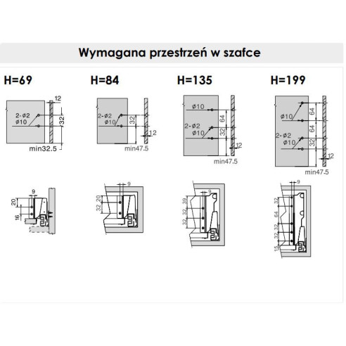 Comfortbox PLUS Rejs 350mm WYSOKA h199mm SZARY-13601