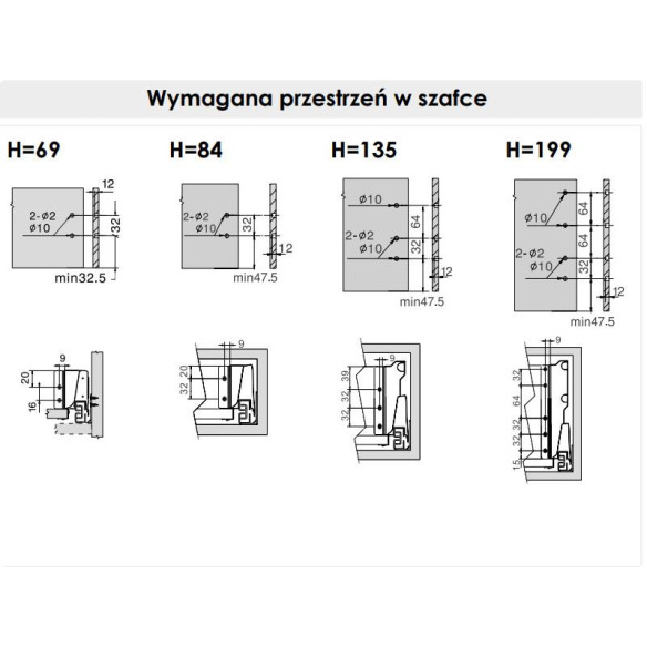 Comfortbox PLUS Rejs 350mm WYSOKA h199mm SZARY-13601