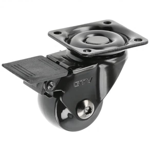 Kółko meblowe CALIBRO GTV fi35 h-50,5 Z HAMULCEM-14332