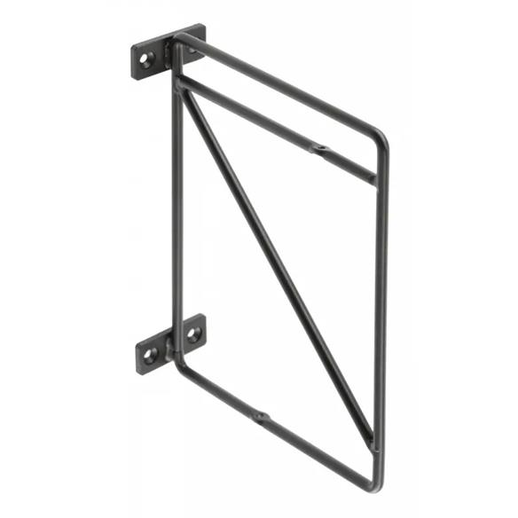 Wspornik półki ROD 21x17 stalowy CZARNY MAT GTV-14408