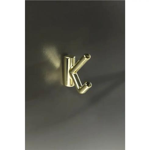 Wieszak meblowy GTV LENS ZŁOTY POŁYSK podwójny-14455