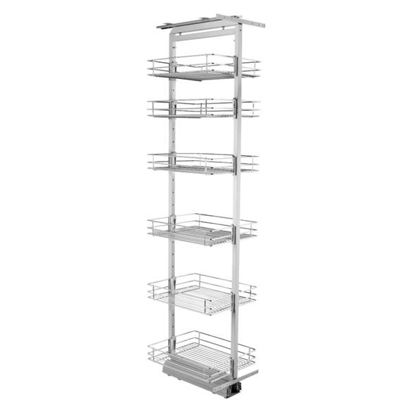 Cargo MAXI 30cm 1850-2200mm 6 półek CHROM AMIX-7784