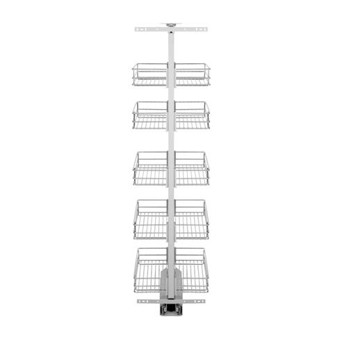 Cargo MIDI 30cm 1400-1700mm 5 półek CHROM AMIX-7811