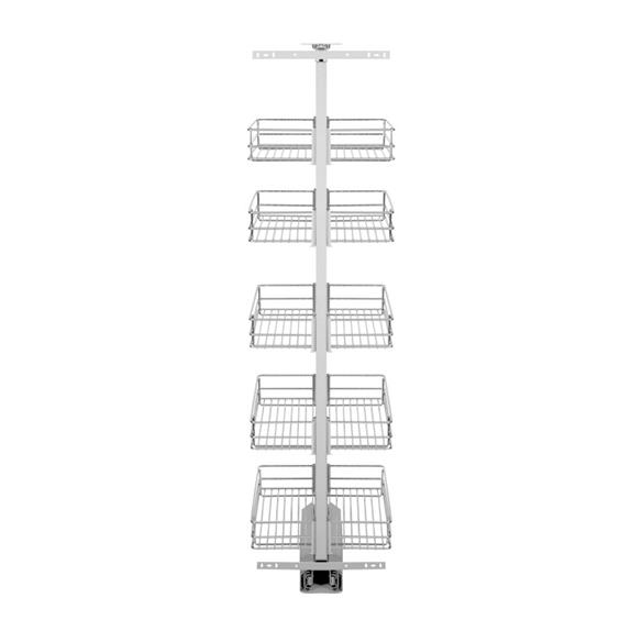 Cargo MIDI 30cm 1400-1700mm 5 półek CHROM AMIX-7811