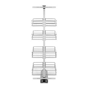Cargo MIDI 40cm 1150-1350mm 4 półki CHROM AMIX-9339 2