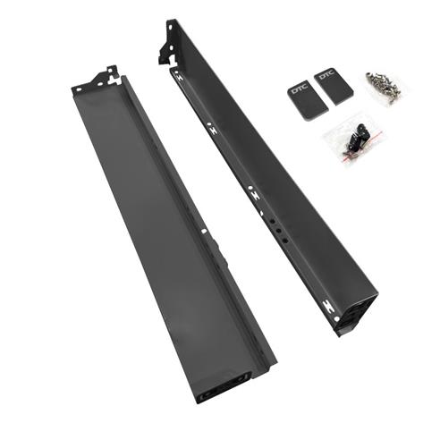 Boki prowadnic dolnych PUREBOX 84/500mm ANTRACYT-14859