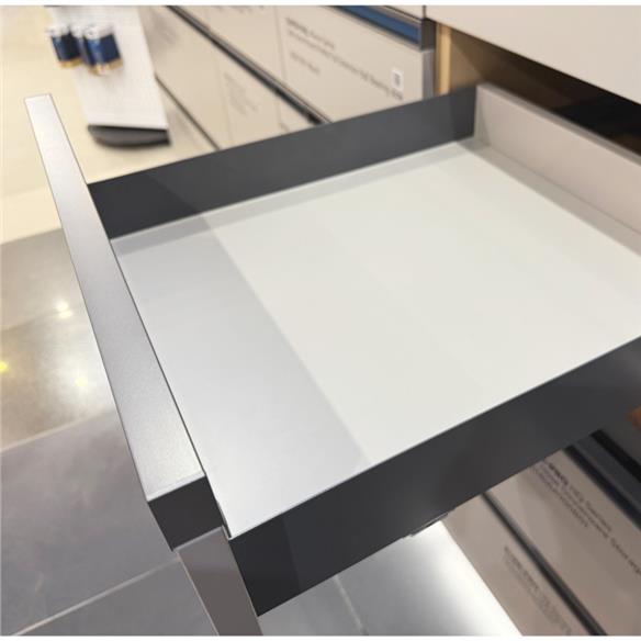 Boki prowadnic dolnych PUREBOX 159/450mm BIAŁY MAT-15430