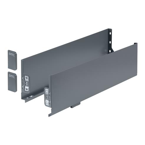 Boki prowadnic dolnych PUREBOX 122/550mm ANTRACYT-15466