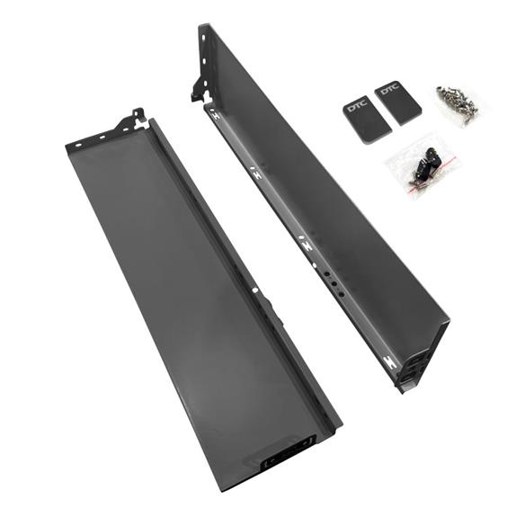 Boki prowadnic dolnych PUREBOX 122/550mm ANTRACYT-15467