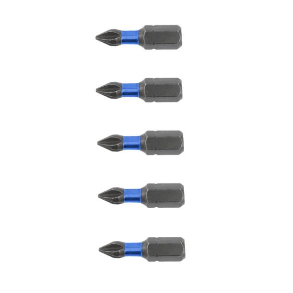 BIT udarowy końcówka PH2 25mm 1/4 Hogert - 5szt.-15504