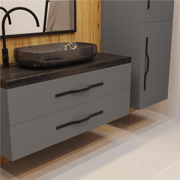 Uchwyt meblowy UA130 GAMET 352/1056mm ZŁOTY MAT-15582