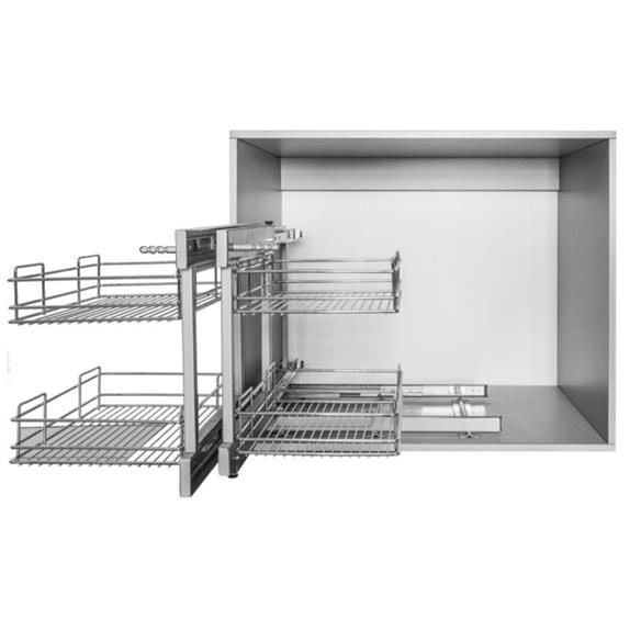 Cargo Magic Corner PRZESUWNY 900 chrom L/P-15862