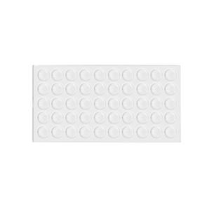 Odbojnik silikonowy 10x3mm listek 50szt-16063