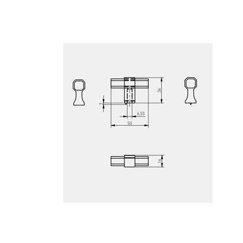 Gałka meblowa GTV Imperial ZŁOTY SZCZOTKOWANY-16604