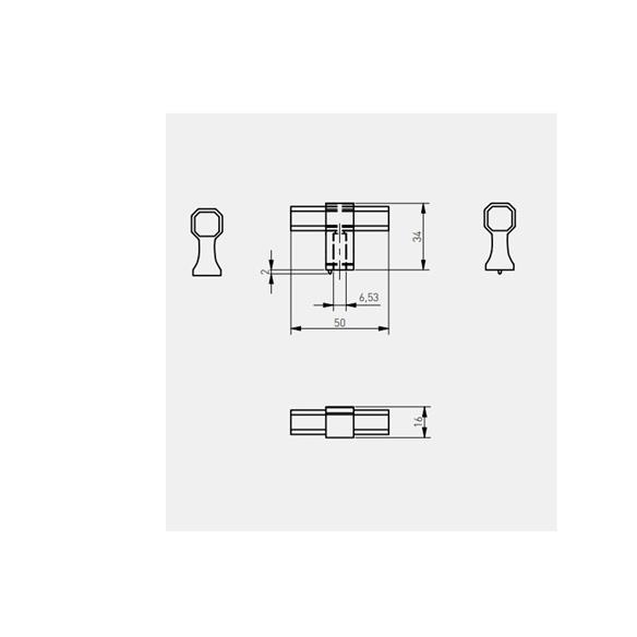 Gałka meblowa GTV Imperial ZŁOTY SZCZOTKOWANY-16604