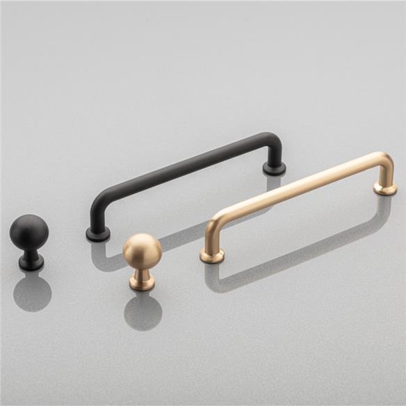 Uchwyt meblowy NORD GTV 128mm ZŁOTY SZCZOTKOWANY-16779