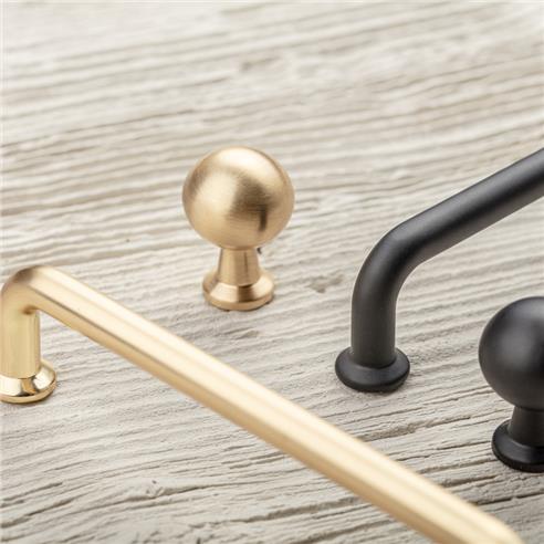 Uchwyt meblowy NORD GTV 128mm ZŁOTY SZCZOTKOWANY-16780