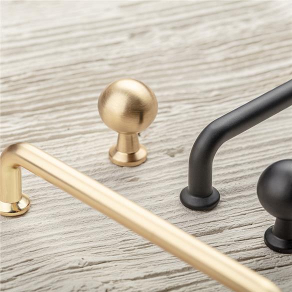 Uchwyt meblowy NORD GTV 128mm ZŁOTY SZCZOTKOWANY-16780