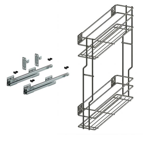 Cargo mini BOCZNY REJS 20cm L-450 2p grafit LEWY-17106